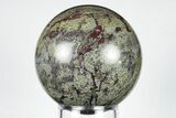 Polished Dragon's Blood Jasper Sphere - South Africa #202793-1